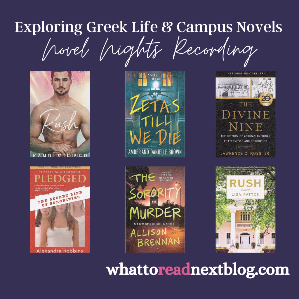 Exploring Greek Life & Campus Novels - Novel Nights Recording