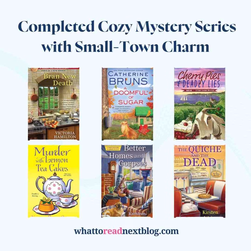 Completed Cozy Mystery Series with Small Town Charm