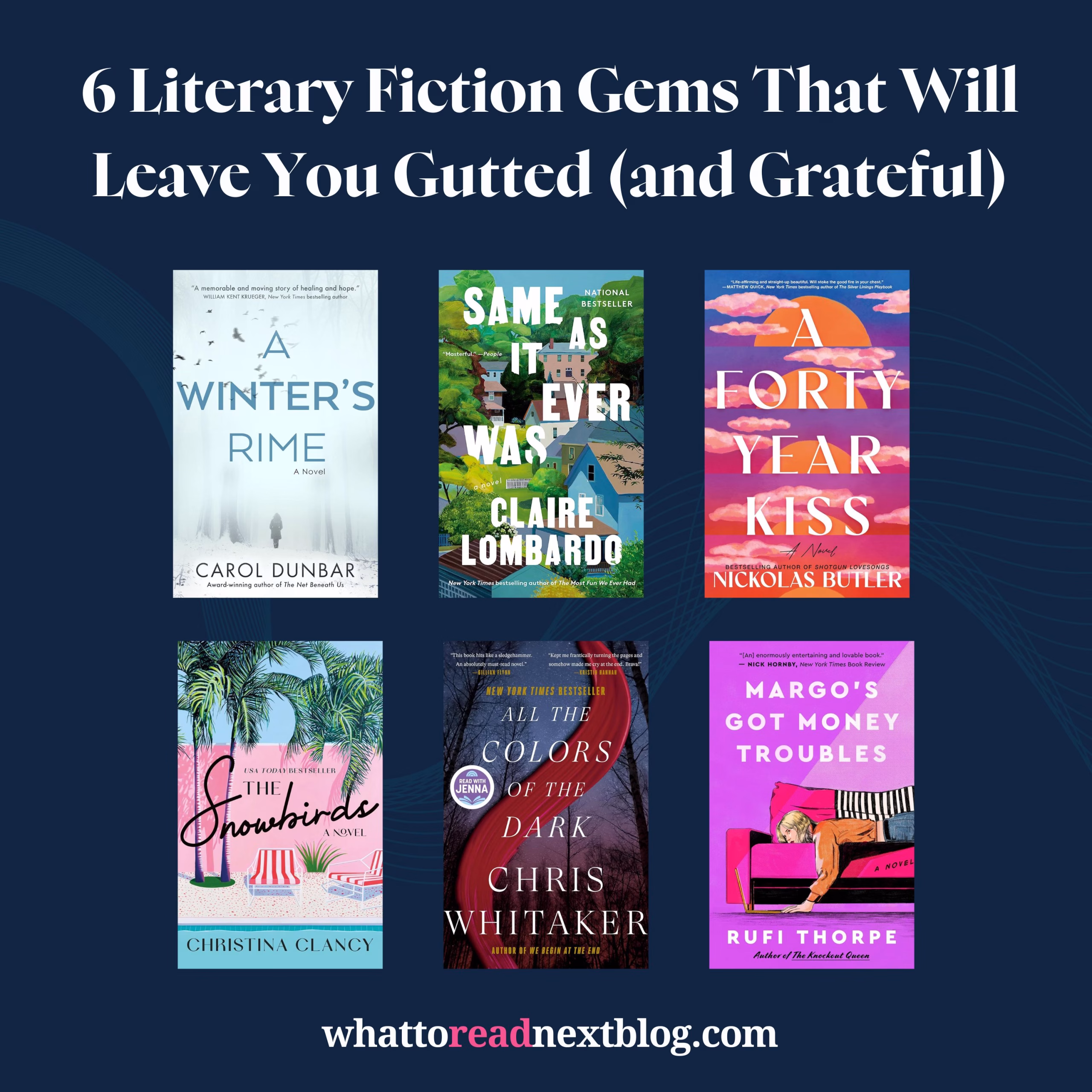 Literary Fiction Recommendations - Heartbreak